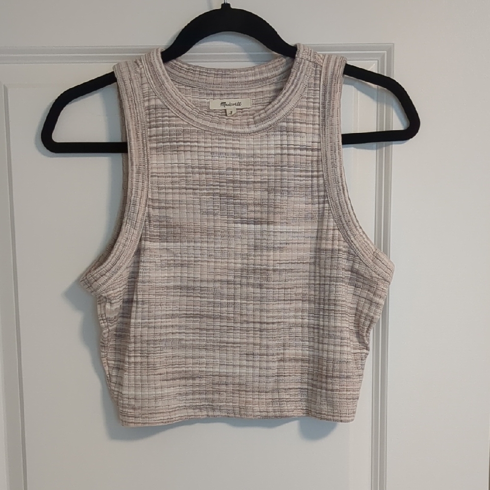 Madewell Textured Tan Tank Top